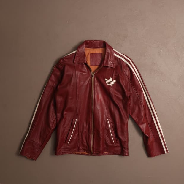 90's 아디다스 파이어버드 레더자켓 A1470