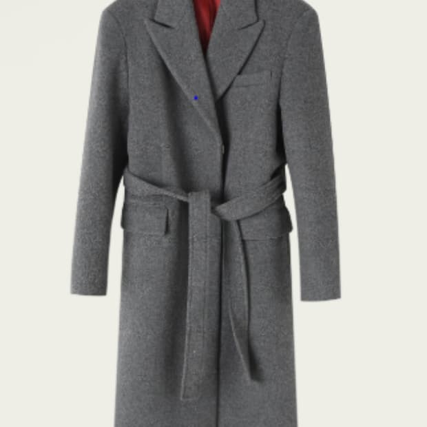 Ribbonbit 리본빛 Calle Coat grey