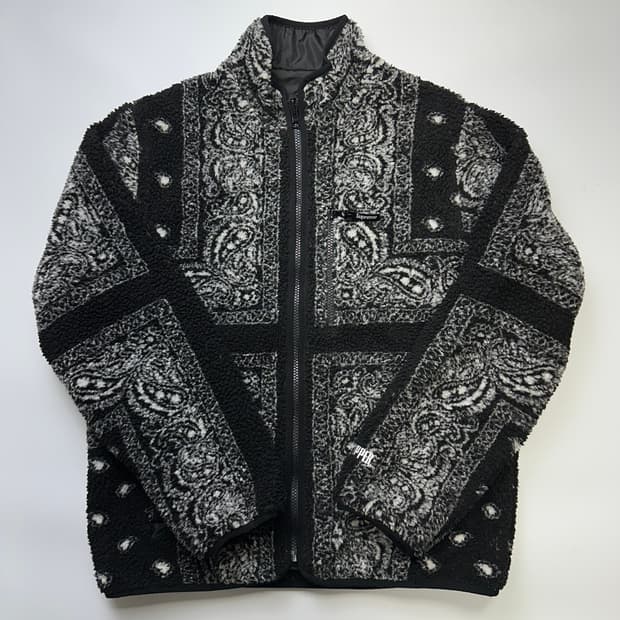 SUPREME Reversible 슈프림 리버시블 반다나 플리스 자켓