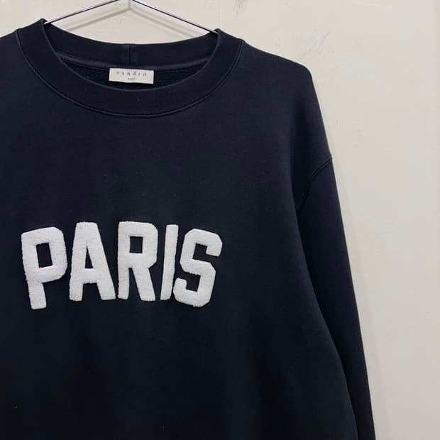 산드로 파리스 부클로고 코튼 맨투맨