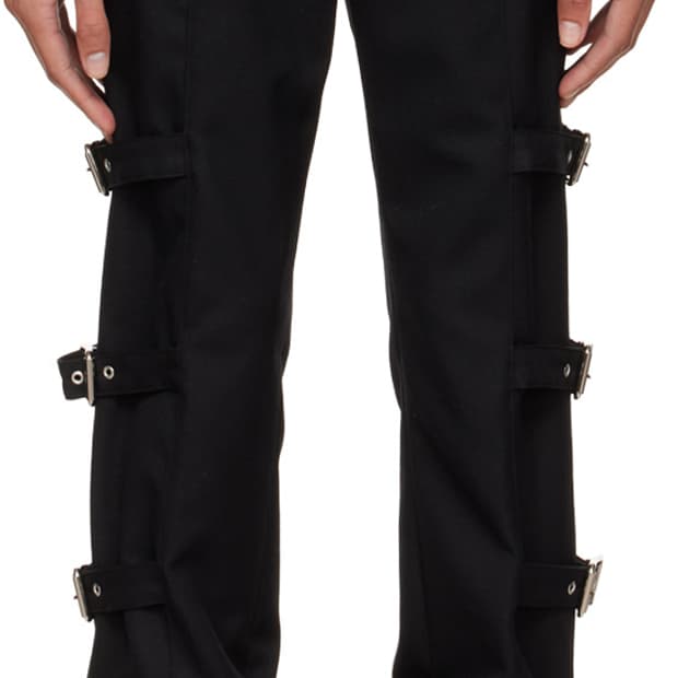 존 로렌스 설리반 블랙 버클 트라우저 46