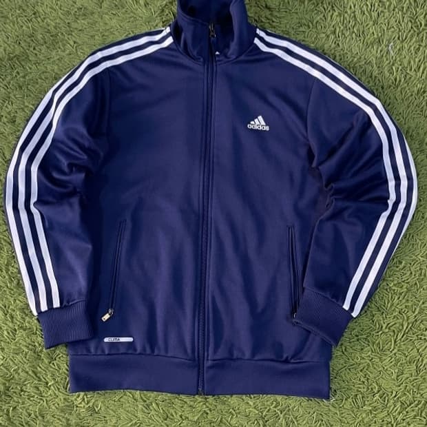 아디다스 네이비 여자 트랙탑 져지집업 90/S