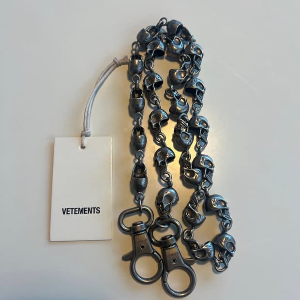 (Vetements) 19ss Runway Skull Chain