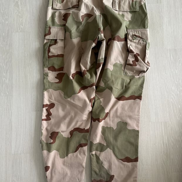 3컬러 데저트 카모 카고팬츠 / 사막삼색 BDU 바지 L/R
