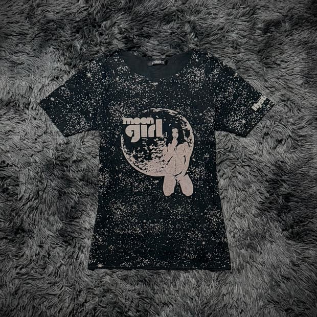 HYSTERIC GLAMOUR 90’s 걸프린팅 우주 패턴 반팔티