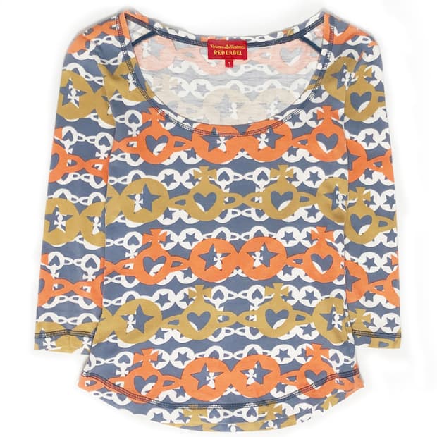 Vivienne Westwood RED LABEL 로고 그래픽 티셔츠