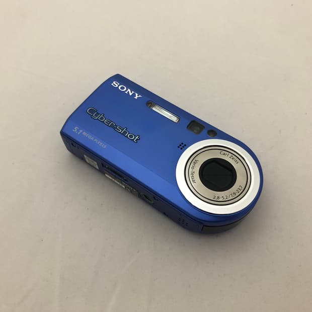(미품) 소니 사이버샷 DSC-P100 블루 빈티지 디카 카메라