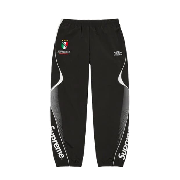 슈프림 x 엄브로 트랙팬츠 블랙 22ss