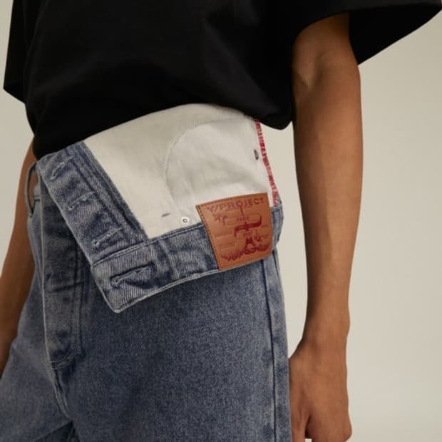 와이프로젝트 CLASSIC ASYMMETRIC WAIST JEANS IC