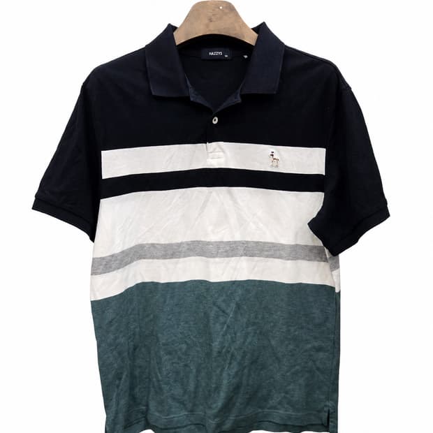 105,XL)) HAZZYS 헤지스 카라 반팔티셔츠 !