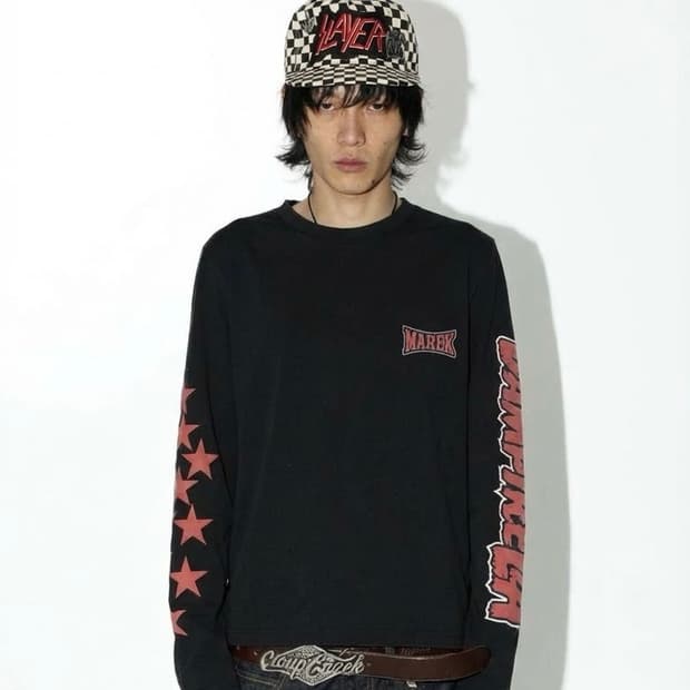 MadeWorn 체커보드 뱃지 페인팅디테일 볼캡