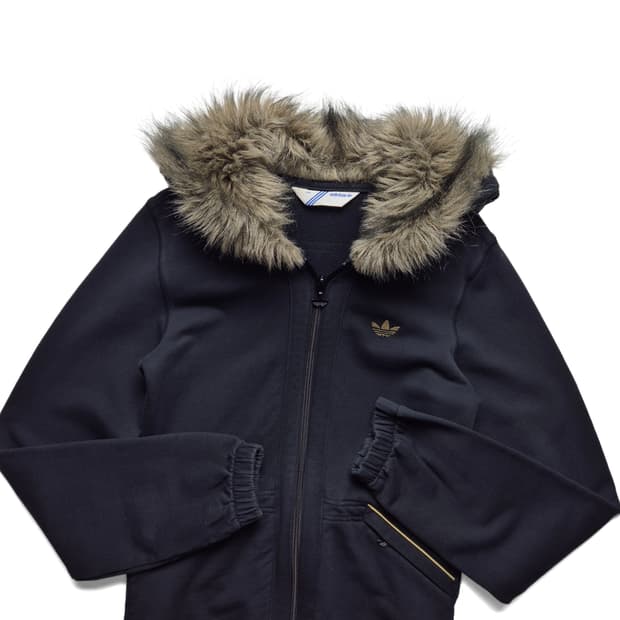 [90] 아디다스 퍼 후드집업 울프죠