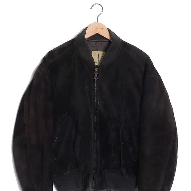 90's BASSETT WALKER PigSuede Blouson
