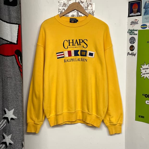90‘s 폴로 챕스 스웻셔츠