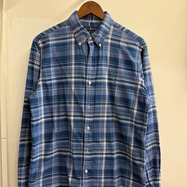 N239. 폴로 체크 셔츠