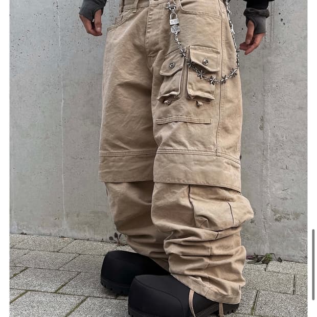 포그서비스 밀리터리 팬츠 베이지 2