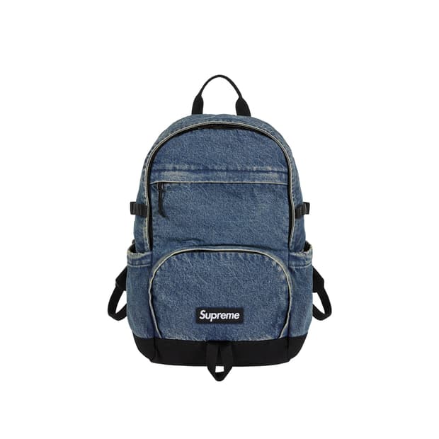 [OS] 슈프림 데님 백팩 워시드 인디고 - 25FW
