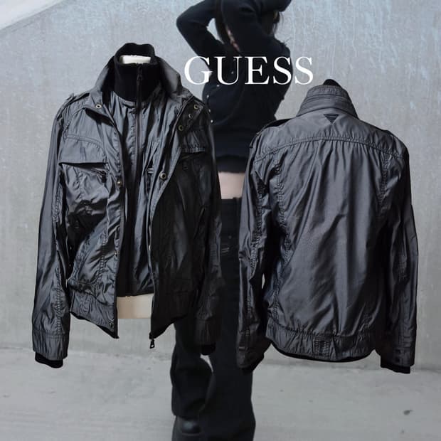 GUESS knit high-necked Jacket