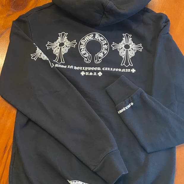 10s chrome hearts rare hoodie size s