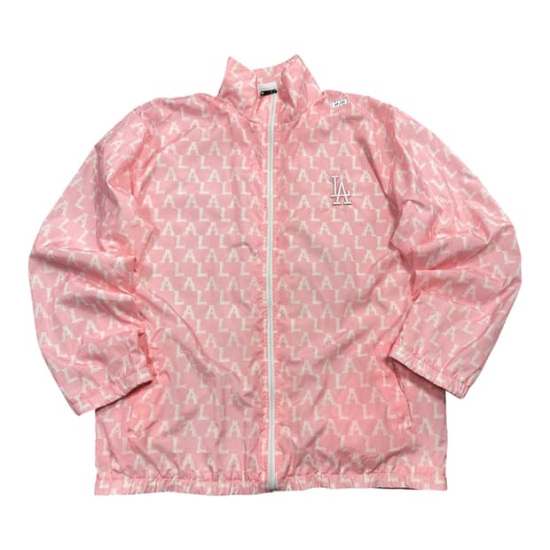 ✨ (바배) MLB 현아 모노그램 핑크 바람막이