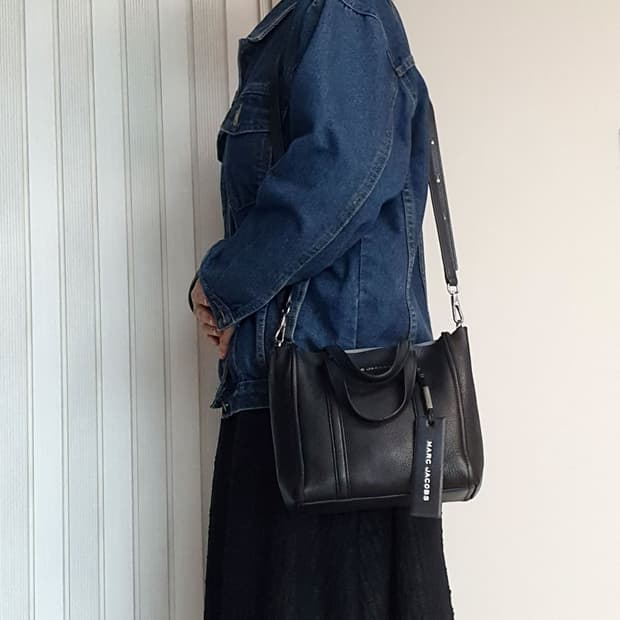 마크제이콥스 사각 크로스백 중고 가방 은피아노