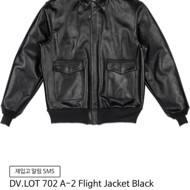 디아프바인 A-2 플라이트 자켓 블랙 XL