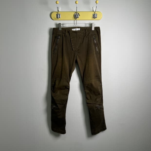 vadel 바델 브라운 바이커 카고 팬츠 46