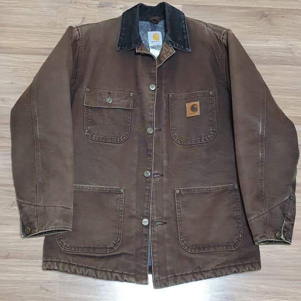 [s]칼하트 c02 DKB 샌드스톤 초어코트 미시건자켓