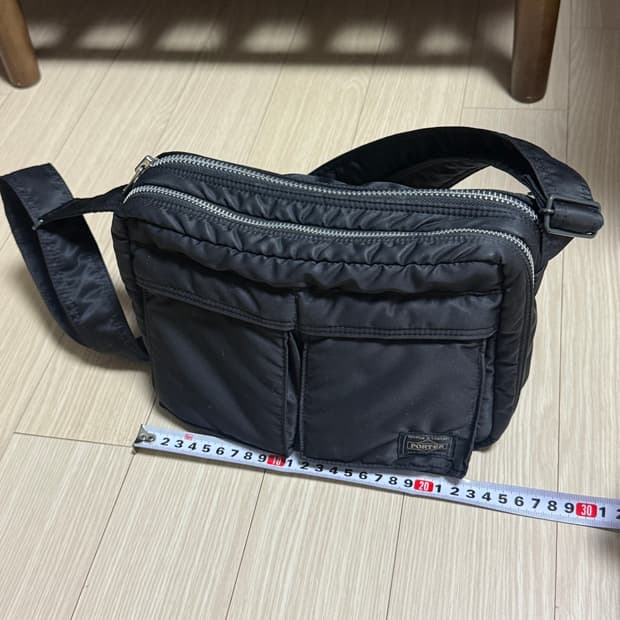 포터 탱커 숄더백 블랙