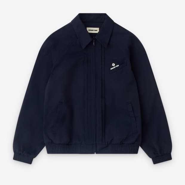 [8,10]슈슈통 25fw 턱 디테일 스포츠 자켓/네이비