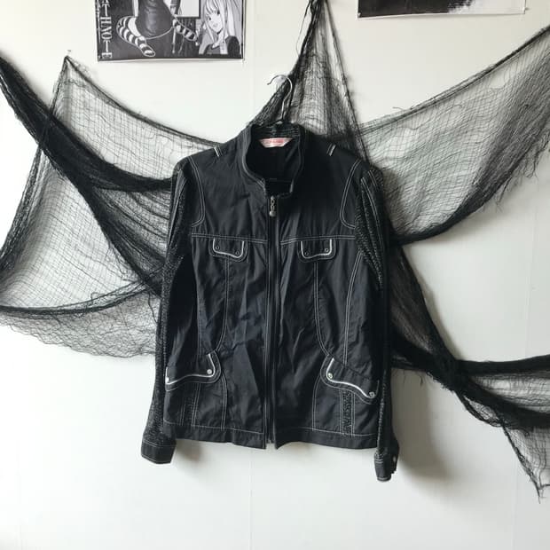 Y2k mood glitter jacket 