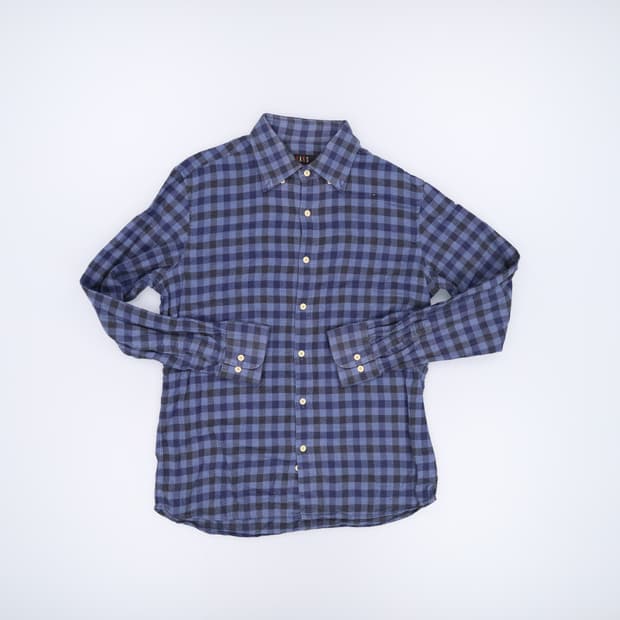 105 닥스 체크 긴팔 셔츠 0306H1