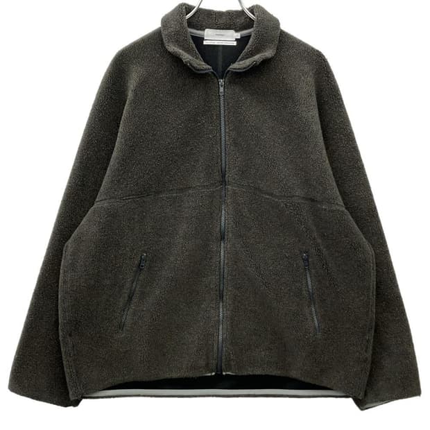 그라프페이퍼 울 보아 플리스 자켓