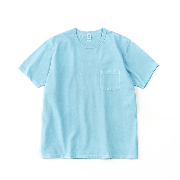 [L] 벨바신 피그먼트 포켓 반팔티셔츠 벨바쉰