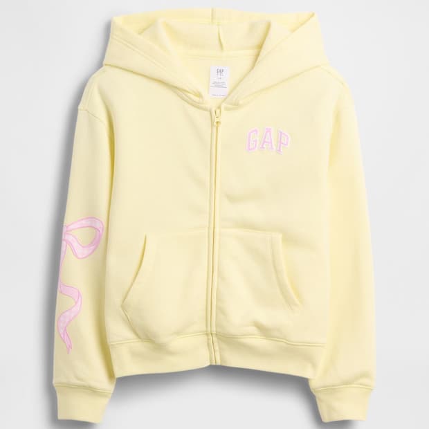 구함) 갭 키즈 릴렉스드 후드집업 옐로우 글로우 gap kids
