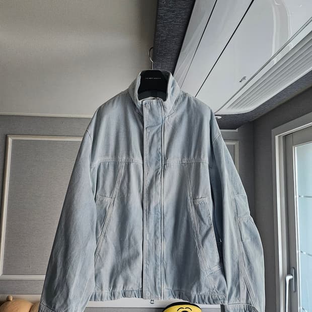 [거의 새것] 솔리드옴므 청 데님 점퍼 자켓 50