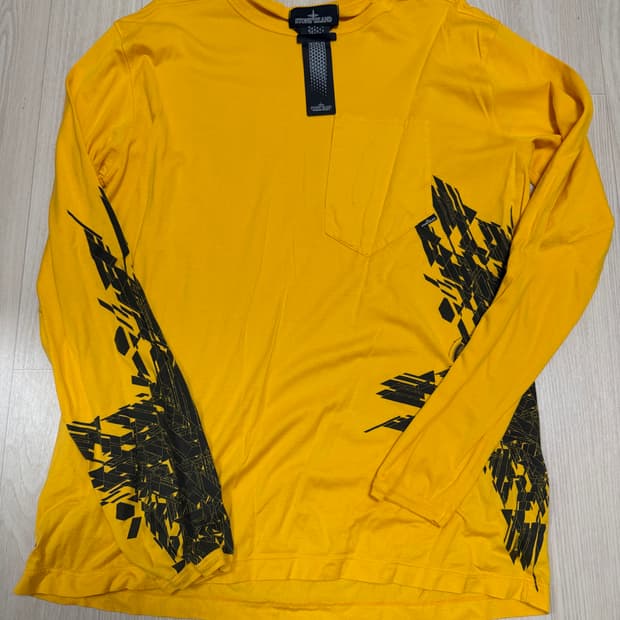 스톤아일랜드 쉐도우프로젝트 옐로우 롱슬리브 xl