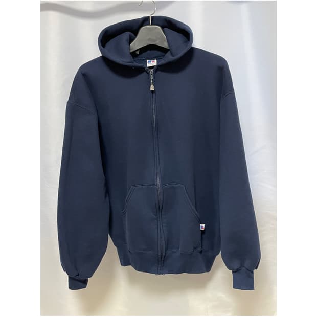 [D.O Vtg] 90s 러셀 50/50 후드 집업 네이비(L)