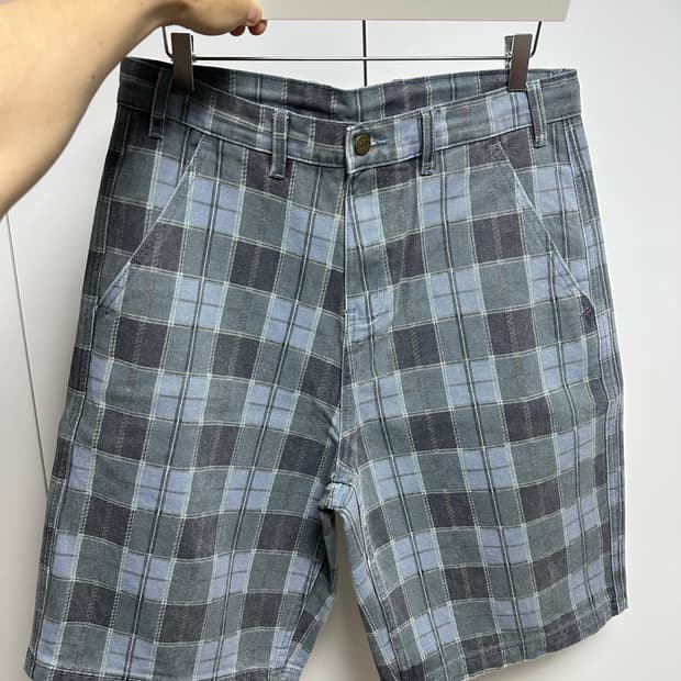 버터굿즈 체크 버뮤다 팬츠 급처