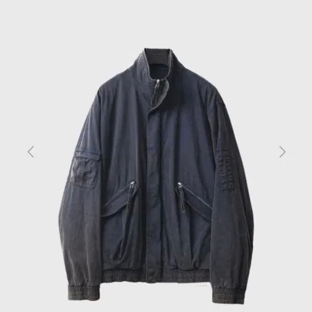 999humanity 블리치드 봄버 자켓 페이디드 네이브-1 size