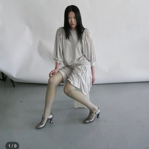 에옹쓰 아르 누보 드레스 [세이지그린]