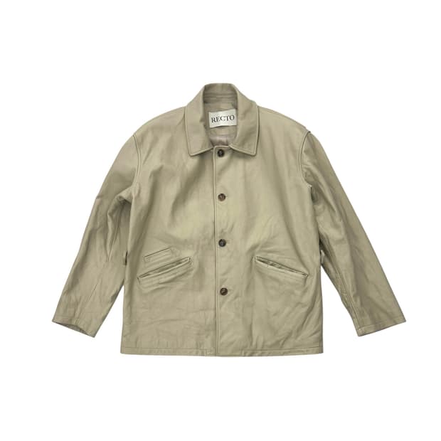 렉토 25SS 빈티지 워싱 레더 초어 가죽 자켓