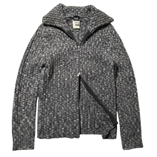 돌체 앤 가바나 D&G 투웨이 니트 집업 가디건