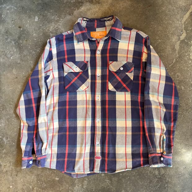 에드윈 헤비코튼 플란넬 체크셔츠 