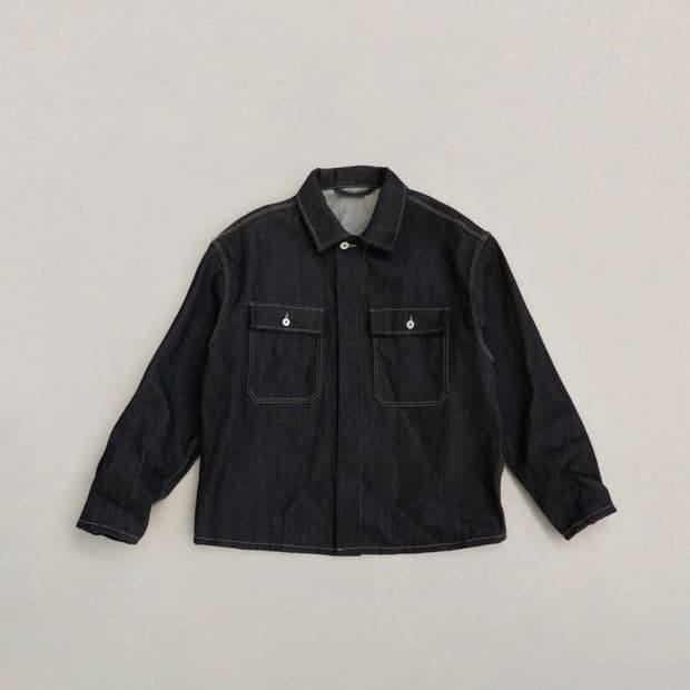 이지 시즌6 로우 데님 자켓