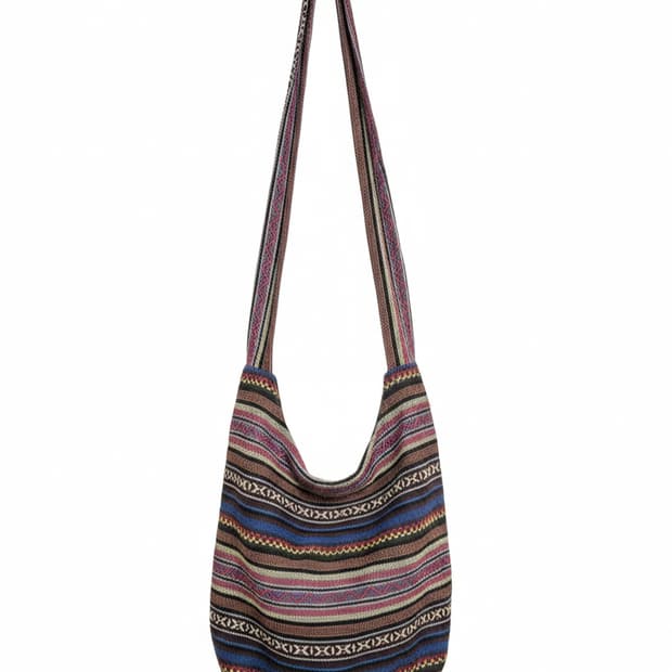 에스닉 패턴 크로스백/모리걸 빈티지/희귀 히피