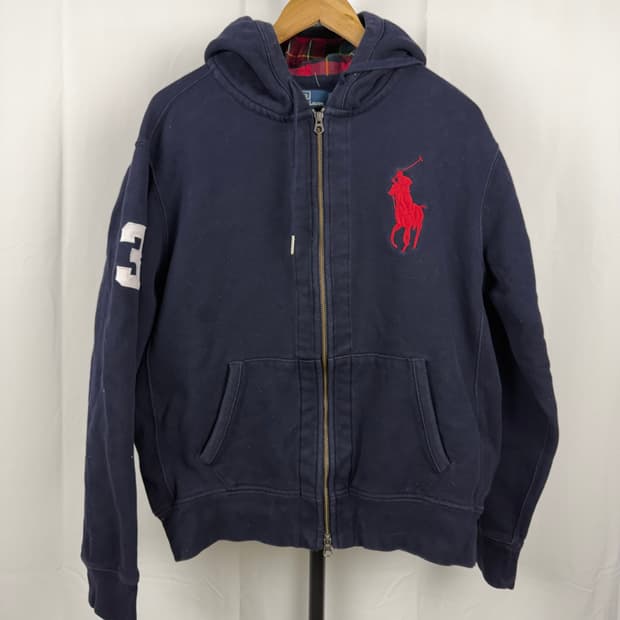 Polo]폴로 랄프로렌 빅포니 네이비 후드집업 L