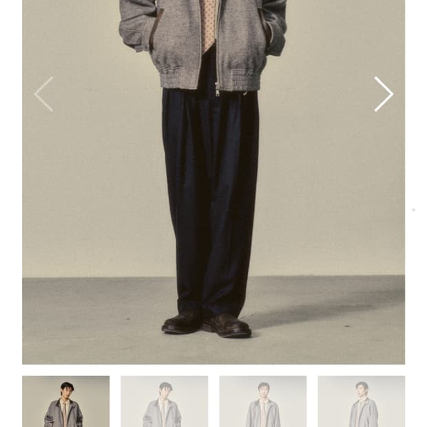 [XL][새상품] 아트이프액츠 레더 카라 캐시미어 세인트 헤링턴 자켓