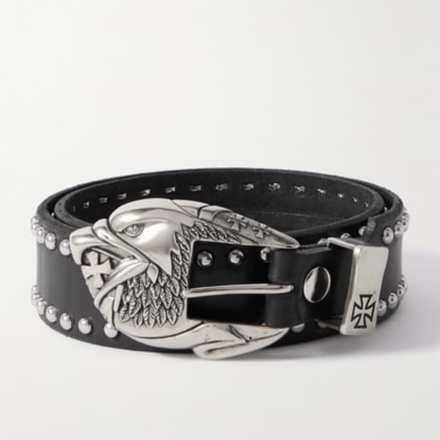 앙팡리쉬데프리메 스터드 레더 벨트 풀구성품