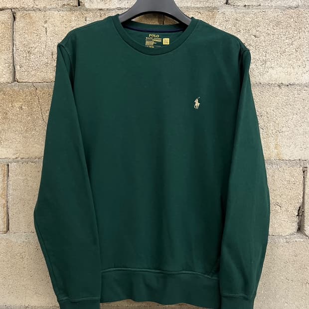 폴로 랄프 로렌 포레스트 그린 스웻셔츠